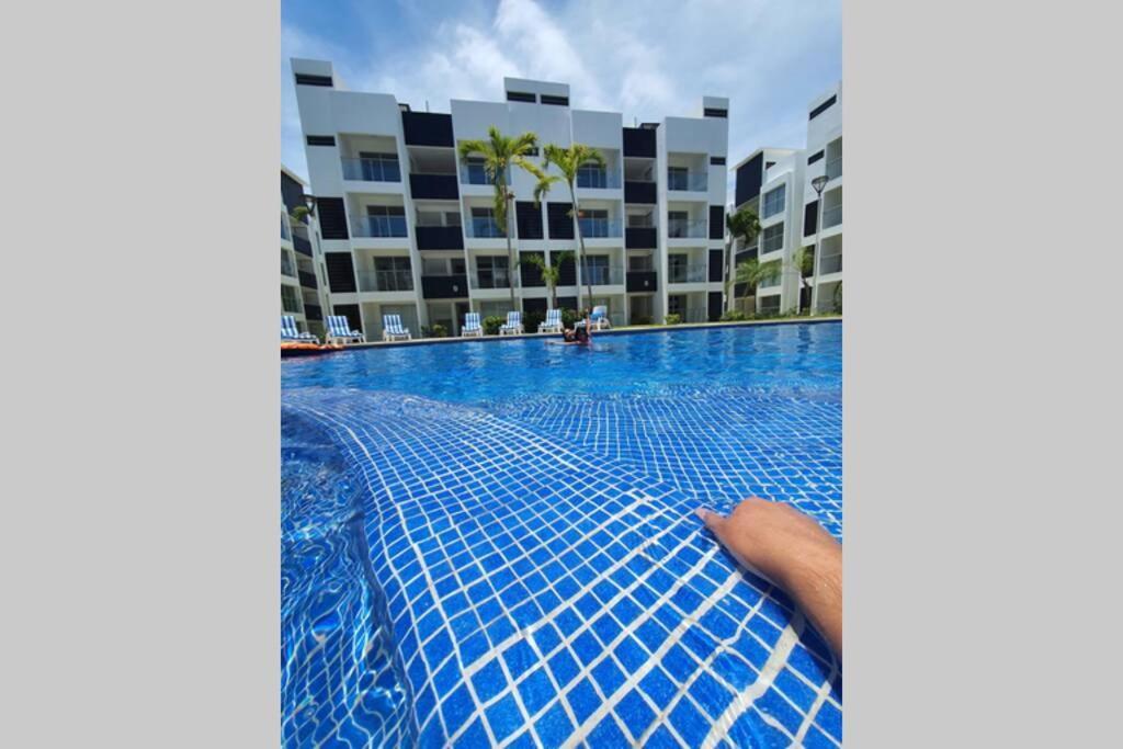 Departamento De Lujo En Manzanillo, Planta Baja Frente A La Alberca Apartment Bagian luar foto
