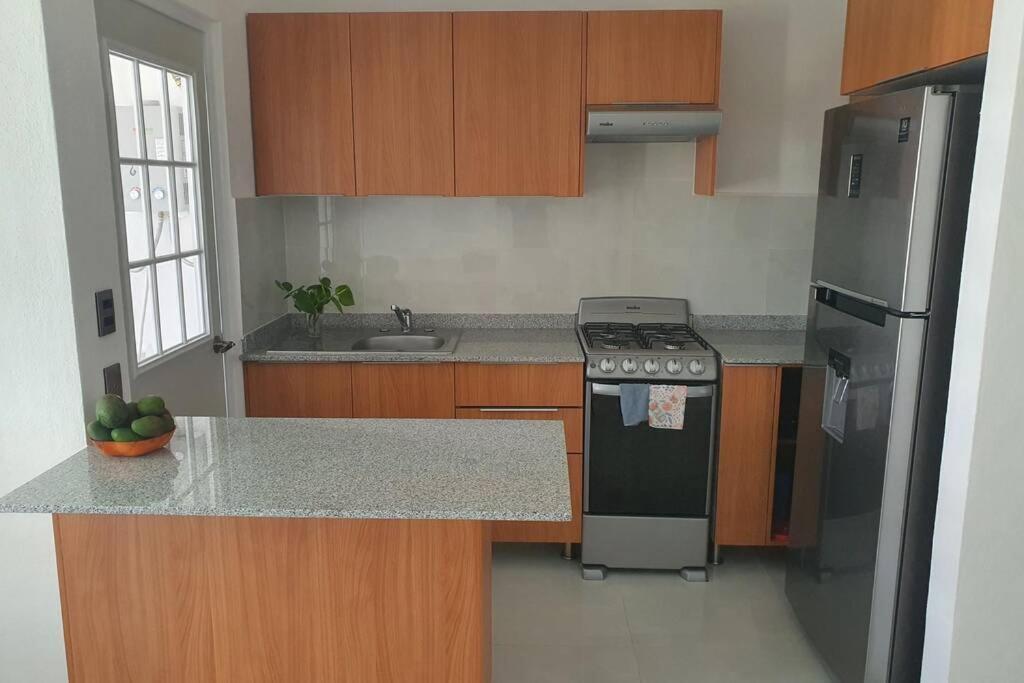 Departamento De Lujo En Manzanillo, Planta Baja Frente A La Alberca Apartment Bagian luar foto