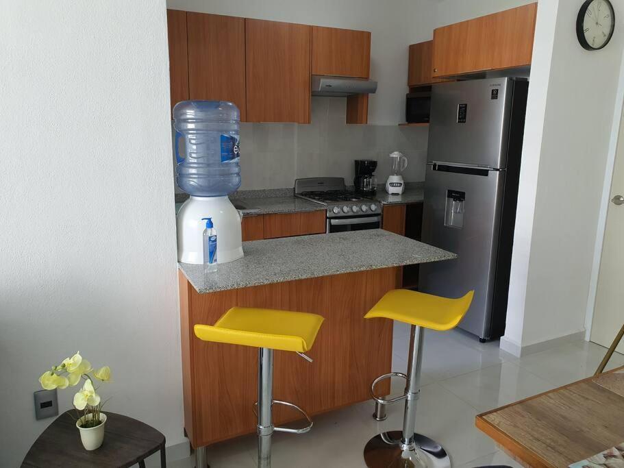 Departamento De Lujo En Manzanillo, Planta Baja Frente A La Alberca Apartment Bagian luar foto