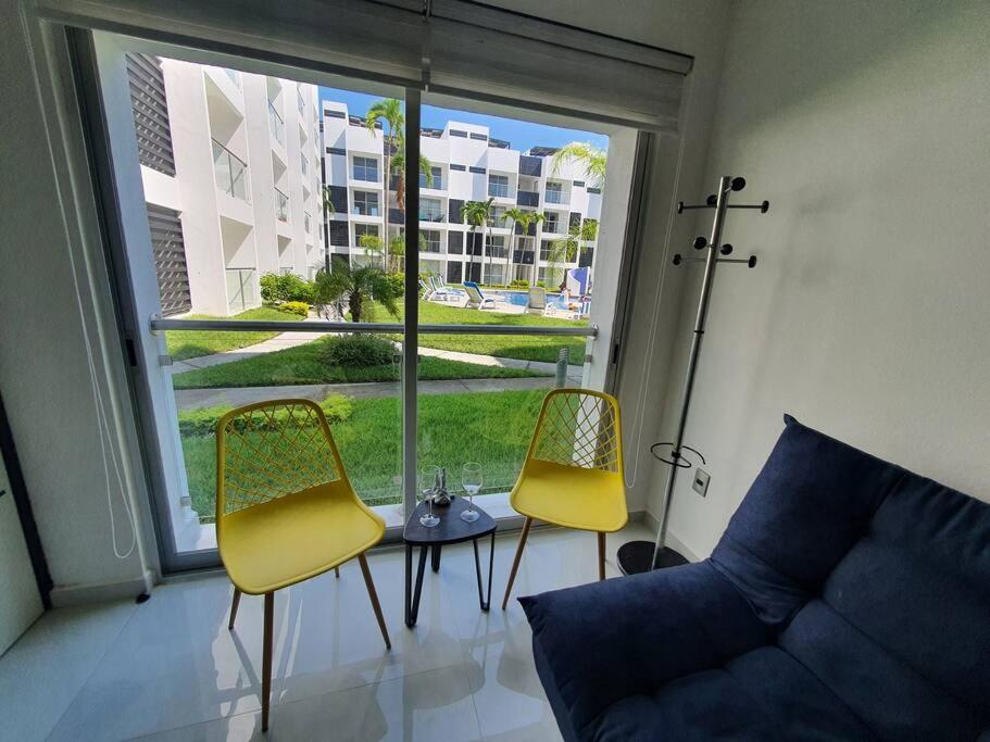 Departamento De Lujo En Manzanillo, Planta Baja Frente A La Alberca Apartment Bagian luar foto